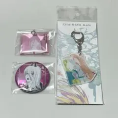 チェンソーマン デコレクション缶バッジ アクリルキーホルダー パワー