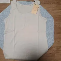 タンクトップ 3L ベージュ2枚セット