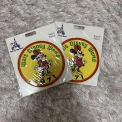Walt Disney World ミニーワッペン 2枚セット