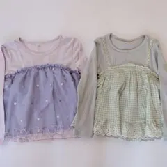 Ri7様専用一部訳あり長袖カットソー １３０サイズ４枚セット