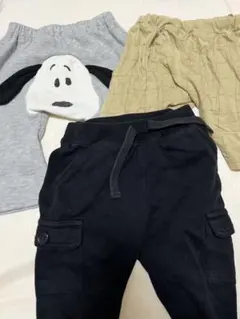 90サイズ ズボンまとめ売り スヌーピー オールドネイビーパンツセット 保育園