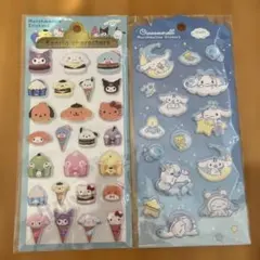 【正規品】サンリオ　サンリオキャラクターズ　シナモンロール マシュマロステッカー