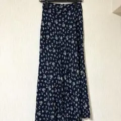 ローラアシュレイ　花柄ロングスカート　S