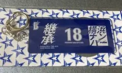 横浜DeNAベイスターズ 横浜ナンバー 18 キーホルダー 三浦大輔 小園健太