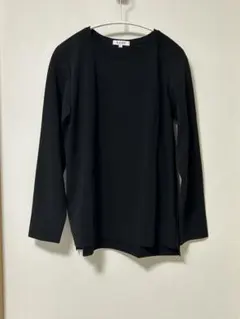 PLST 黒　ロングTシャツ