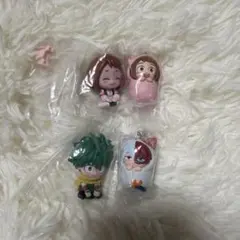 ヒロアカ　緑谷出久 麗日お茶子 轟焦凍 おくるみマスコットチャーム　すわらせ隊