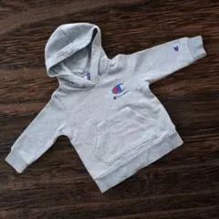 Champion グレー フード付きトレーナー　パーカー　　80
