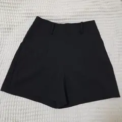 clear　台形 ショートパンツ　ブラック　S