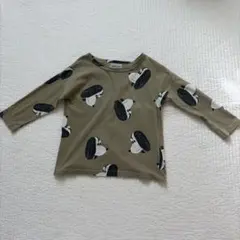 BOBO CHOSES 犬プリント長袖Tシャツ