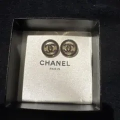 CHANEL CCロゴ ゴールド黒ボタン2個セット