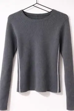 URBAN RESEARCH illi リブニット チャコールグレー