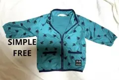 SIMPLE FREE スナイル柄ジャケット 80