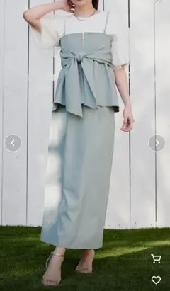 ナチュラルクチュール osono2WAYビスチェ付きスカート 2025SS