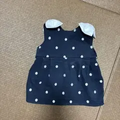 petit main ベビーワンピース 80cm ドット柄