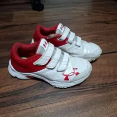 Under Armour トレーニングシューズ ホワイト/レッド23.5のサムネイル