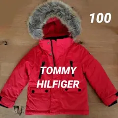 TOMMYHILFIGER　中綿コート　トミーヒルフィガー　赤　男女兼用　100