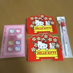 レア　ハローキティ フォトシールノート　マスコットシャープペン　メモ　当時物