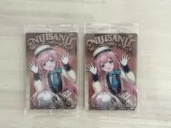 にじさんじ ウエハース カード 周央サンゴ 2枚セット