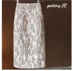 gallery R 花柄タイトスカート S