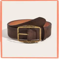 ウエスタンベルト　古着　ブラウン　茶色 グランジ アメカジ ヴィンテージ y2k