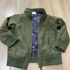 オリーブグリーン ボンバージャケット 110