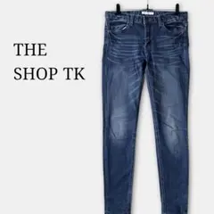 ザショップTK　スキニーデニムパンツ　ストレッチ　ダメージ有　リメイク用素材生地のサムネイル