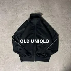 レア　オールドユニクロ　サイドライン　トラックジャケット　紺タグ