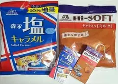 塩キャラメル　ハイソフトミルク　熱中症対策　森永製菓のサムネイル