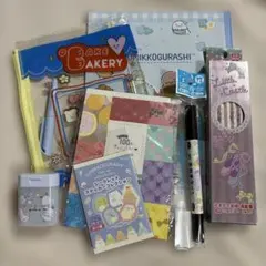 子ども用文具セット すみっこぐらし　100枚全部違うレターブック　鉛筆【新品】