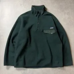 00s Patagonia シンチラ フリース スナップT ハンターグリーン L