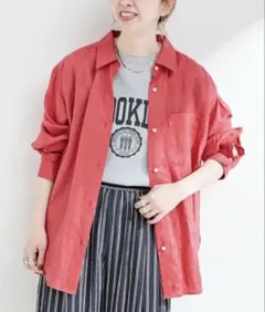 Yacco Maricard ピンク 長袖ピンタックシャツ M - メルカリ