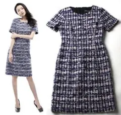 Emiria Wiz エミリアウィズ マリアケント ツイードワンピース S