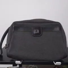 美品】ダンヒル セカンドバッグ ナイロンキャンバス レザー 黒 茶 