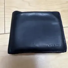COACH 二つ折り財布 ブラック レザーのサムネイル