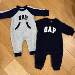 GAP ロンパース 3-6ヶ月 グレー・ネイビー