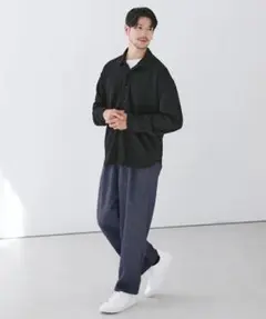 デニムライクルーズスラックスパンツ XL