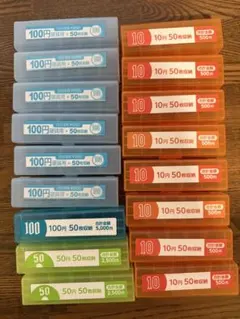 硬貨ケース まとめ売り 19個 10円 50円 100円 コインケースのサムネイル