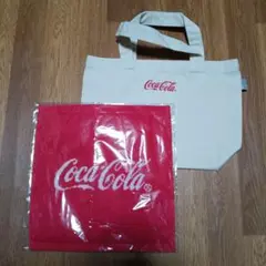 限定　Coca-Cola キッザニアトートバッグ　コカ・コーラハンドタオルセットのサムネイル