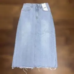 DHOLIC新品デニムタイトスカート ライトブルー