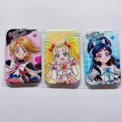 キュアブラック　キュアホワイト　シャイニールミナス　スクエア缶バッジ　3点セット