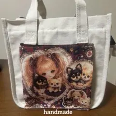 一点限定品❗️ポメラニアンポケット付き保冷ファスナーバック