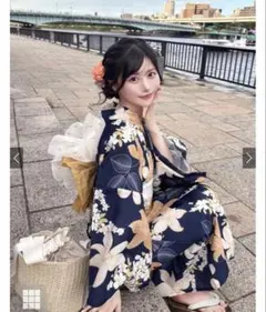 GRL 花柄浴衣セット［gi1608］