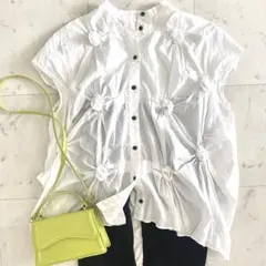 美品 ENFOLD エンフォルド サークルシャーリングシャツ 25SS サンプルのサムネイル