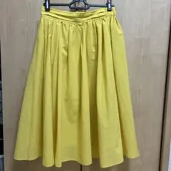 Rope Picnic イエローフレアスカート 38