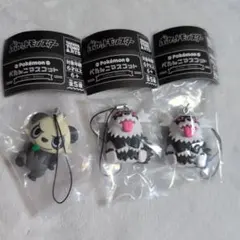ポケモン ペタンコマスコット Color︰Black ジグザグマ ヤンチャム