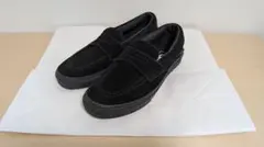VANS ブラック スエード ローファー