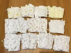 新生児 双子 男女双子 ベビー肌着 短肌着 コンビ肌着 11ペアセット 24点