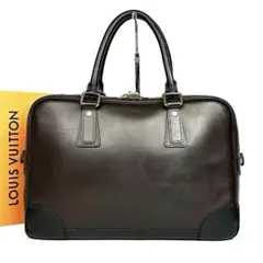 美品 ルイヴィトン ユタ アコマ ビジネスバッグ M95792 男女兼用 レザー