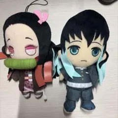竈門禰豆子、時透無一郎 ぬいぐるみ セット