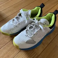 【中古】YONEX テニスシューズ 206 ホワイト ブルーのサムネイル